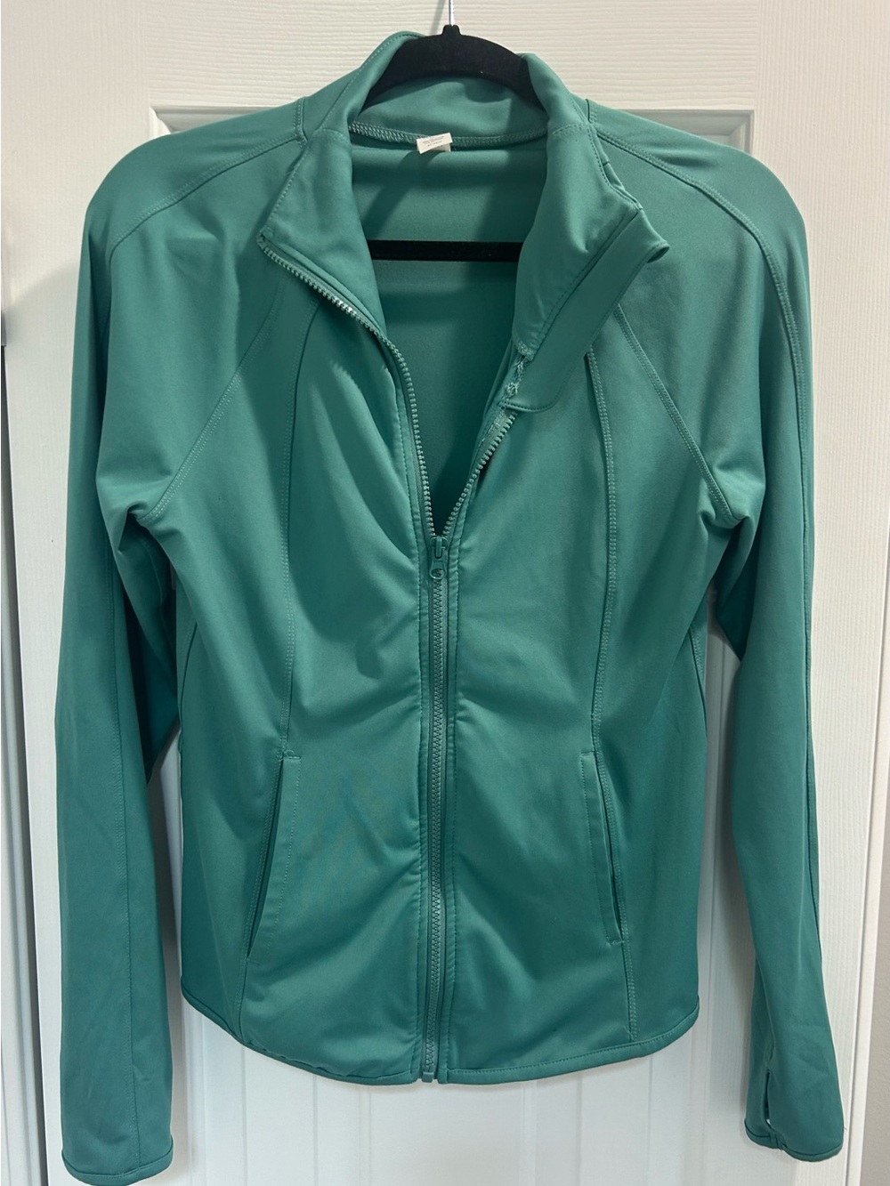 Yogalicious Teal Zip-Up Utility Jacket